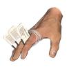 Dog tag fist